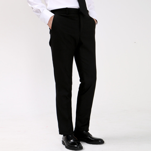 Modern single suit pants (black)