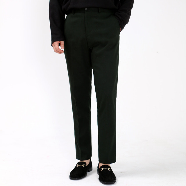 modern single suit pants(green)