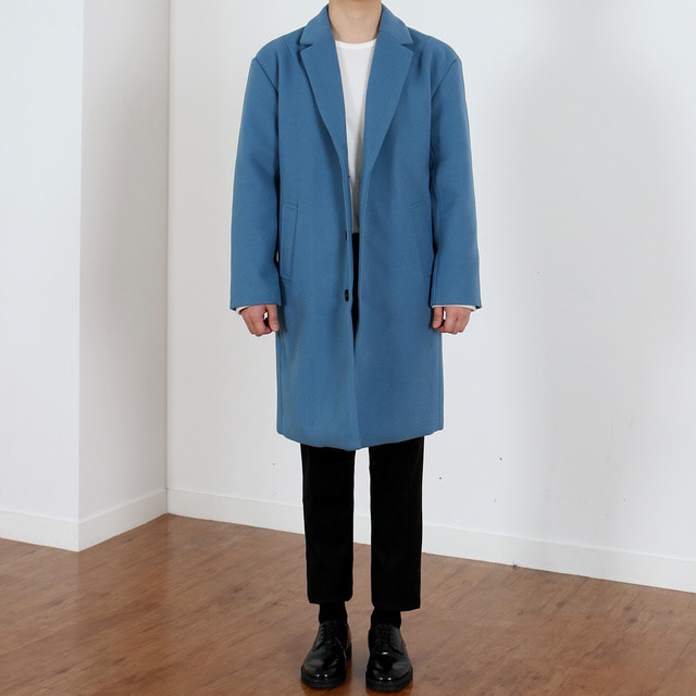 drop shoulder wool coat (3 color)