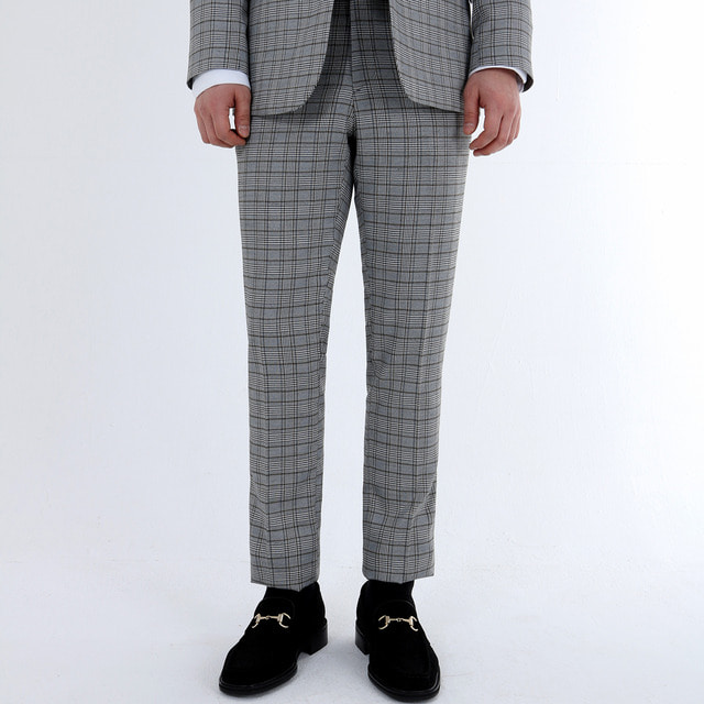 robben check suit pants (one color)